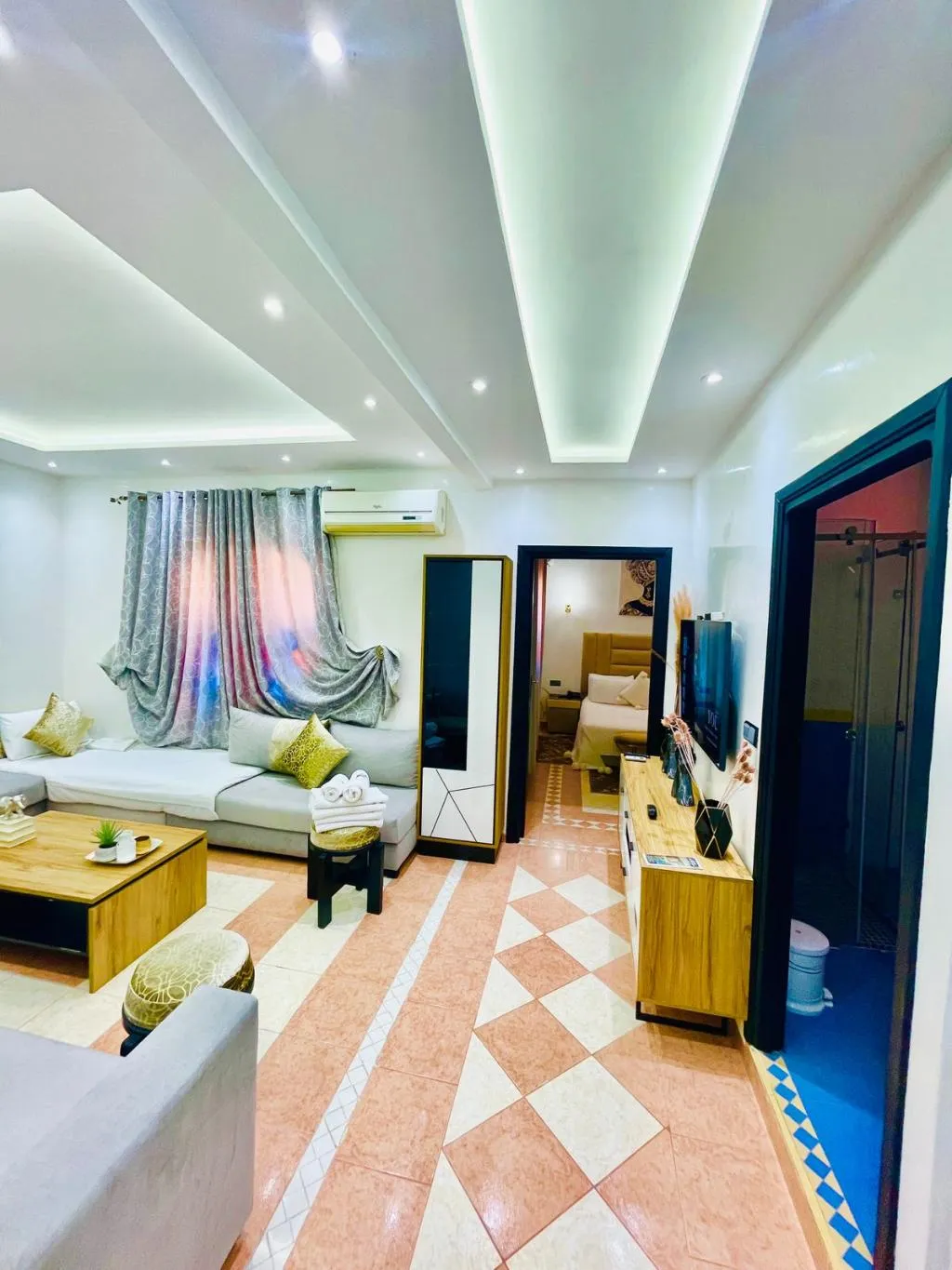 JUNIOR SUITE DELUXE KING BED Room, Riad Douirtna, Marrakech