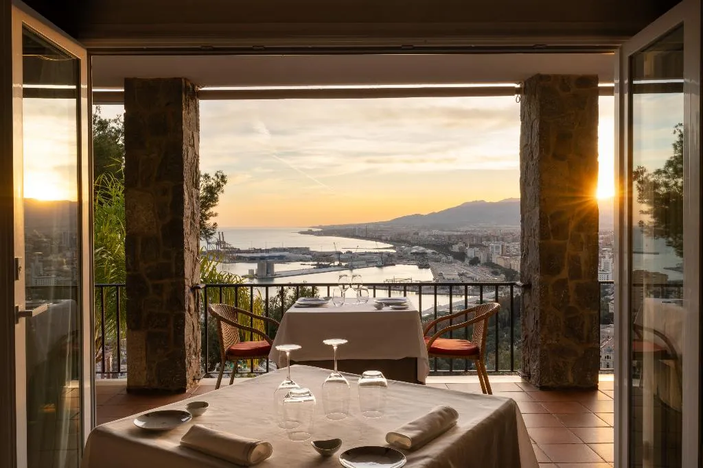 Restaurant, Parador de Malaga. Gibralfaro, Costa Del Sol