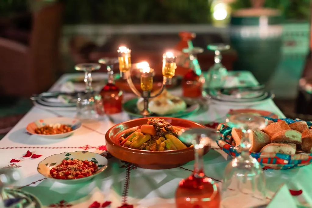 Restaurant, Riad Hikaya, Marrakech
