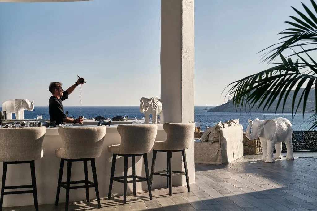 Terrace, Myconian Imperial - Leading Hotels of the World, Mykonos