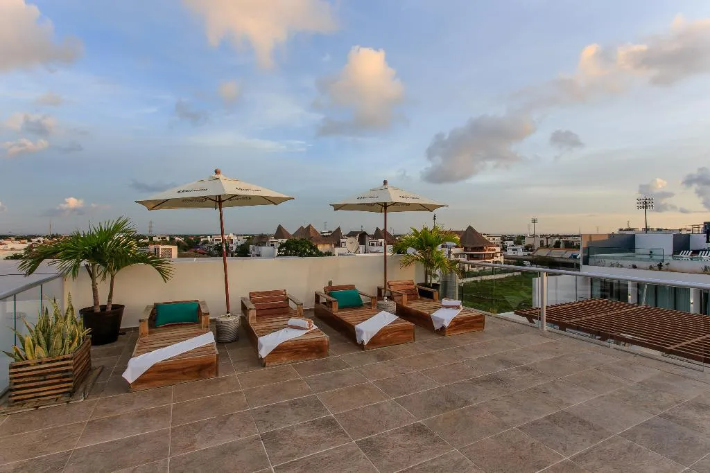 Terrace, Koox Downtown Family Boutique Hotel, Playa Del Carmen