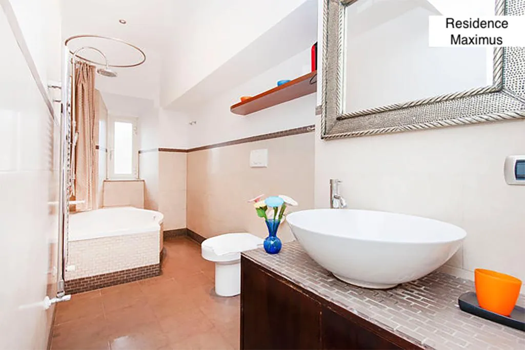 APARTMENT CAPACITY 5 Room, Residence Maximus, Rome
