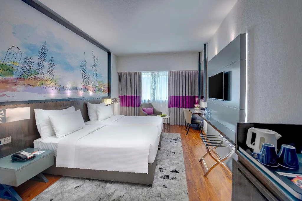 TWIN DELUXE Room, Howard Johnson Plaza by Wyndham Dubai Deira, Dubai