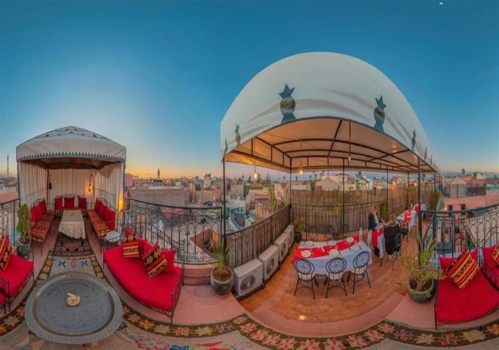 General view, Riad Dar Benbrahim, Marrakech