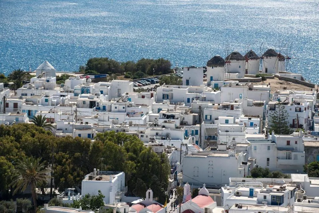 General view, Alana Pension, Mykonos
