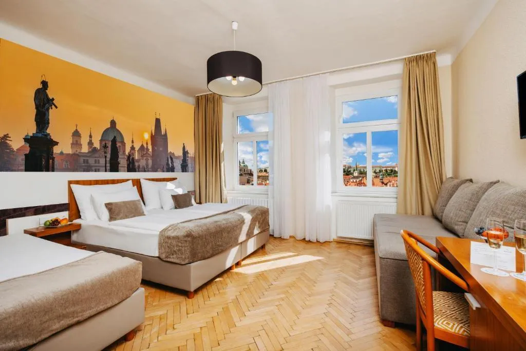 QUADRUPLE STANDARD Room, Merkur - Czech Leading Hotels, Prague