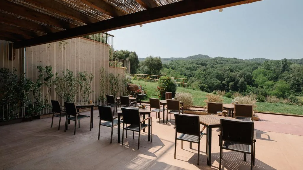 Terrace, Hotel Mas Salagros EcoResort & Aire Ancient Baths, Barcelona