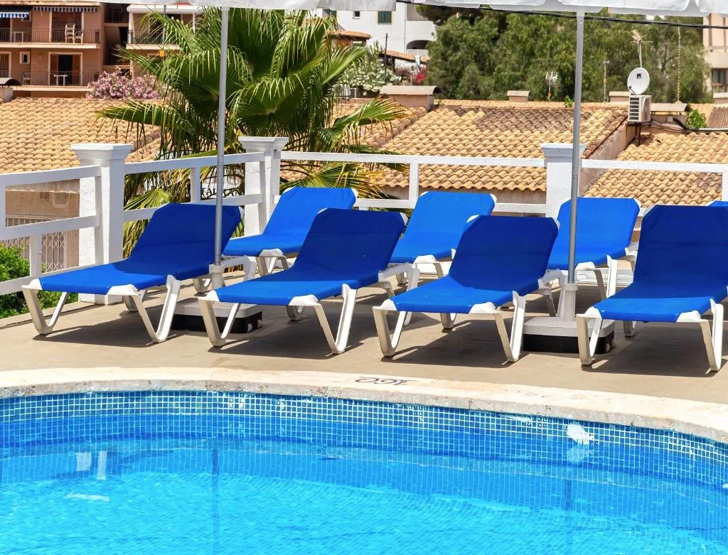 Terrace, Hostal San Francisco - Portocolom, Majorca