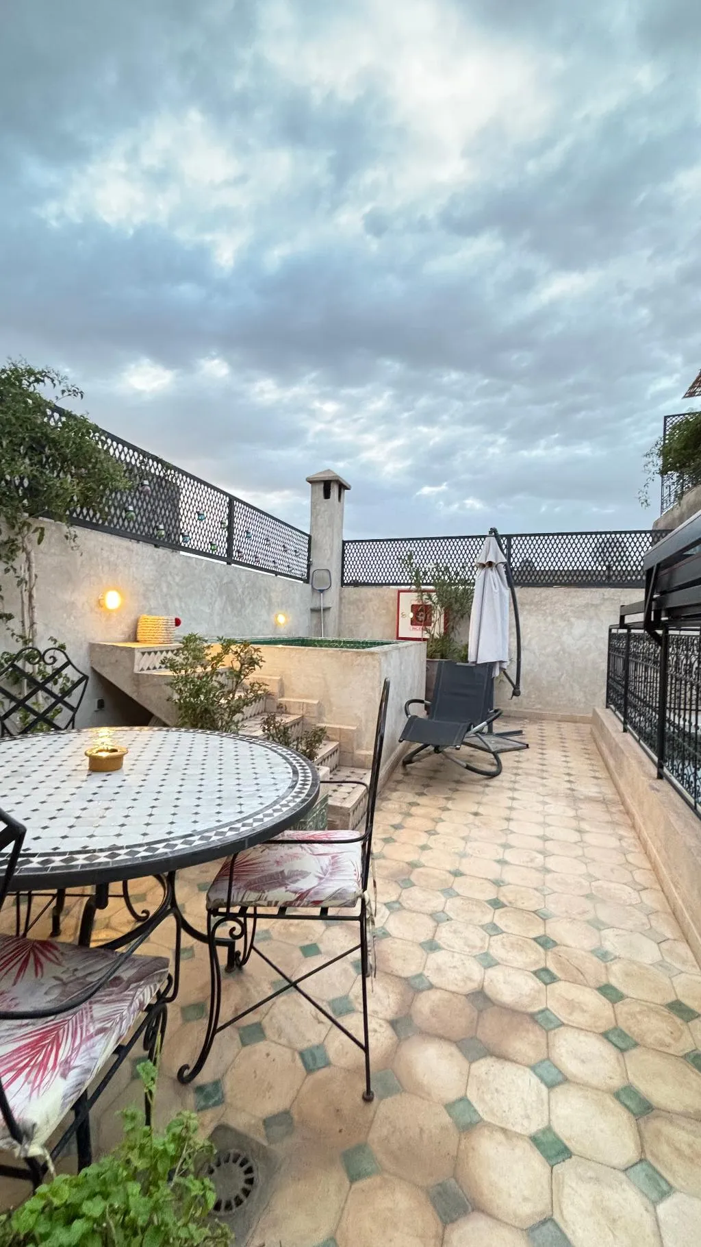 Terrace, Riad Magnolia and SPA, Marrakech