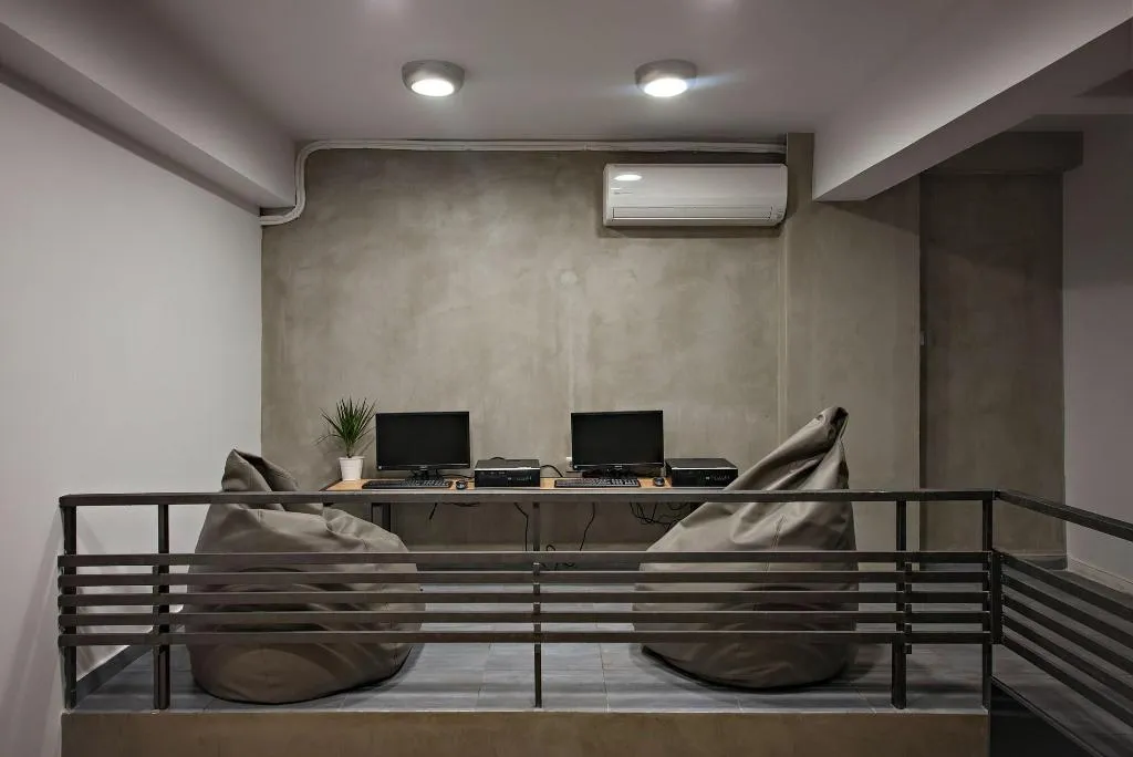 Lobby, Bedbox Hostel, Athens