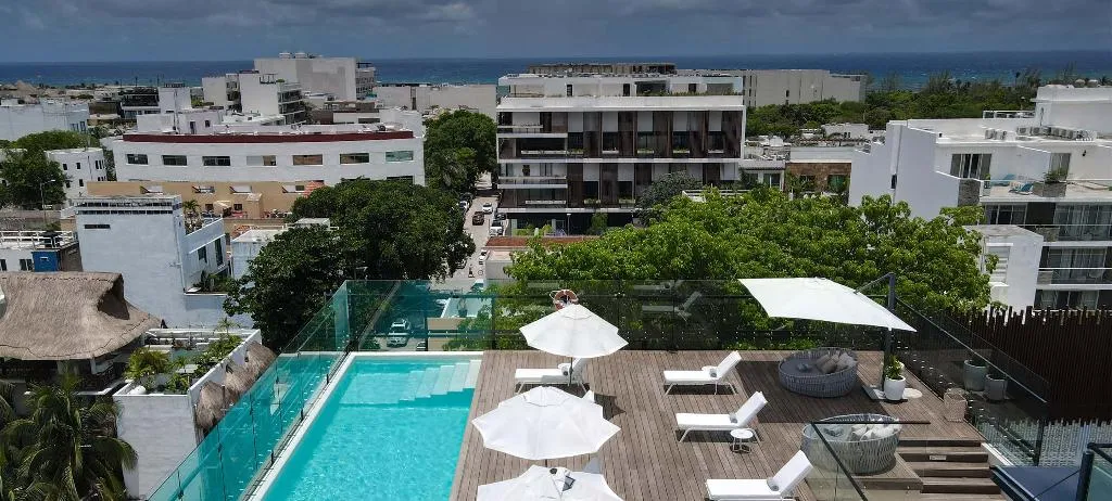 Terrace, Serenity Hotel Boutique by Alsol, Cancun Area