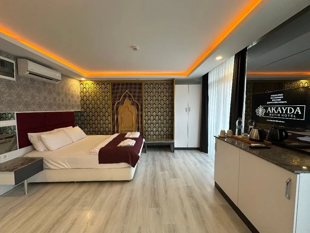 DOUBLE ONE BEDROOM WITH AIR CONDITIONING Room, Akayda Butik Hotel, Antalya