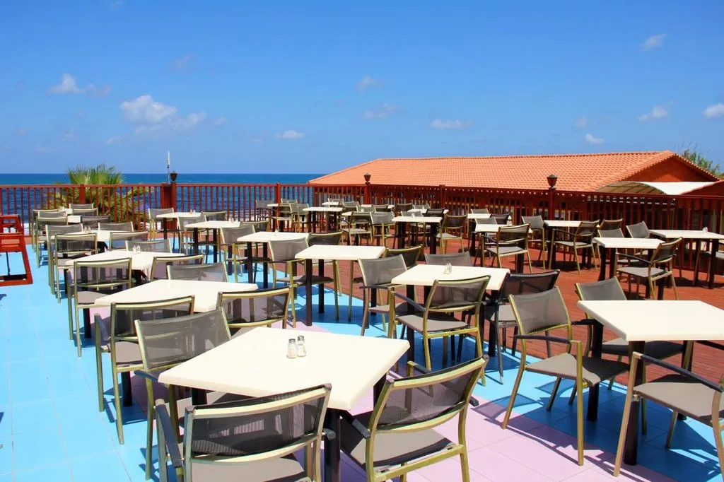 Terrace, White Olive Elite Rethymno, Crete