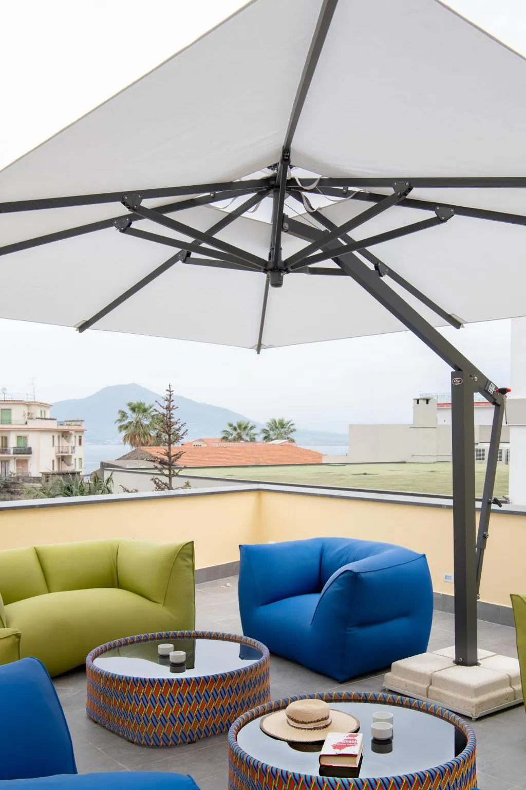 Terrace, Don Giulio Luxury Rooms, Naples