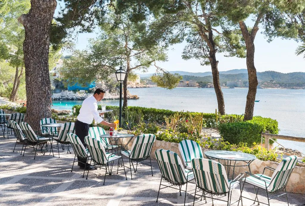 Terrace, Cala Fornells, Majorca
