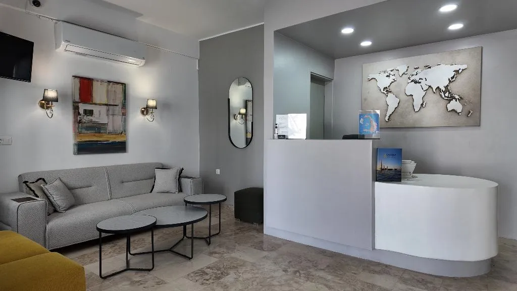 Lobby, Mary Bill, Santorini