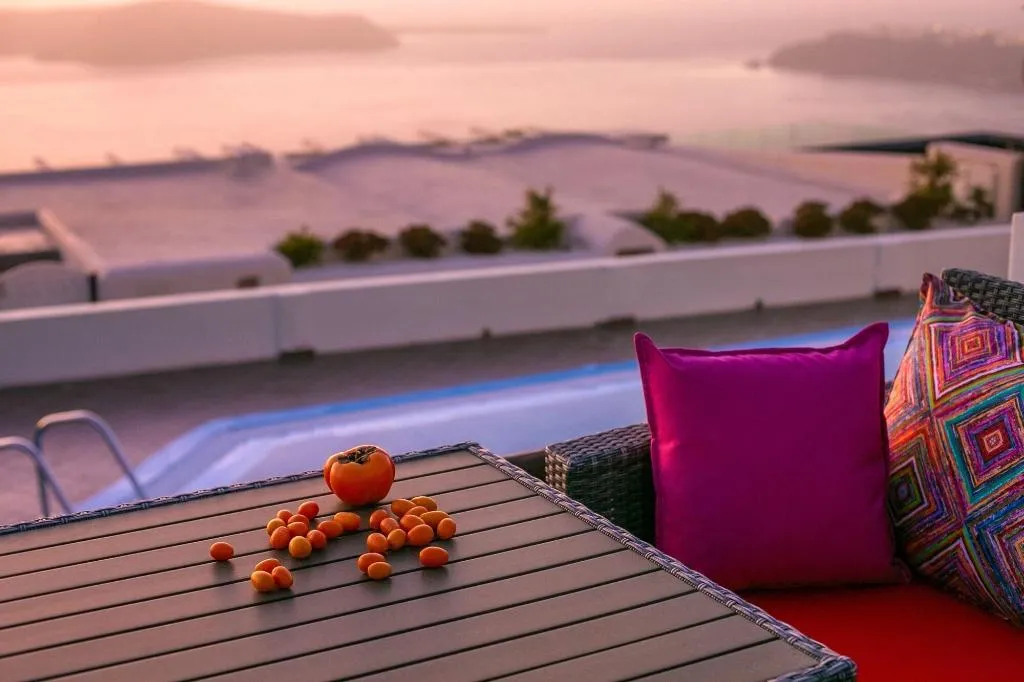 General view, Abelonas Retreat-Sunset and Sunrise Lodgins, Santorini