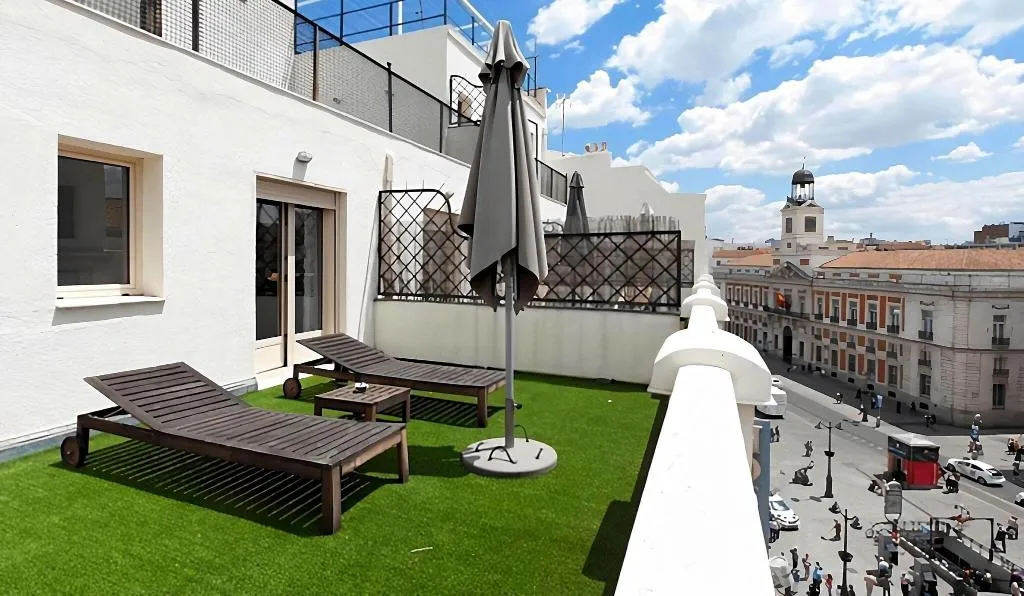 Double or Twin WITH TERRACE Room, Hotel Moderno, Madrid