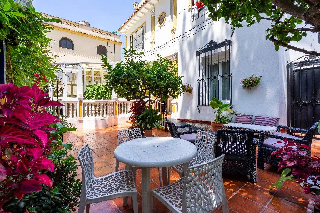 Terrace, Hotel Elcano, Costa Del Sol