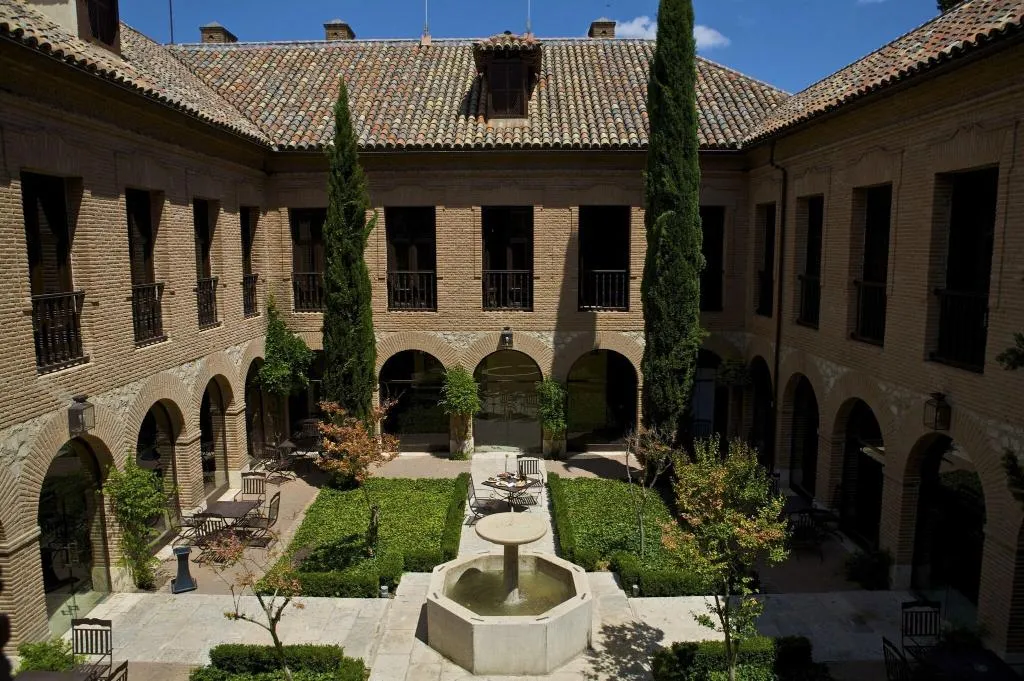 Terrace, Parador de Chinchon, Madrid