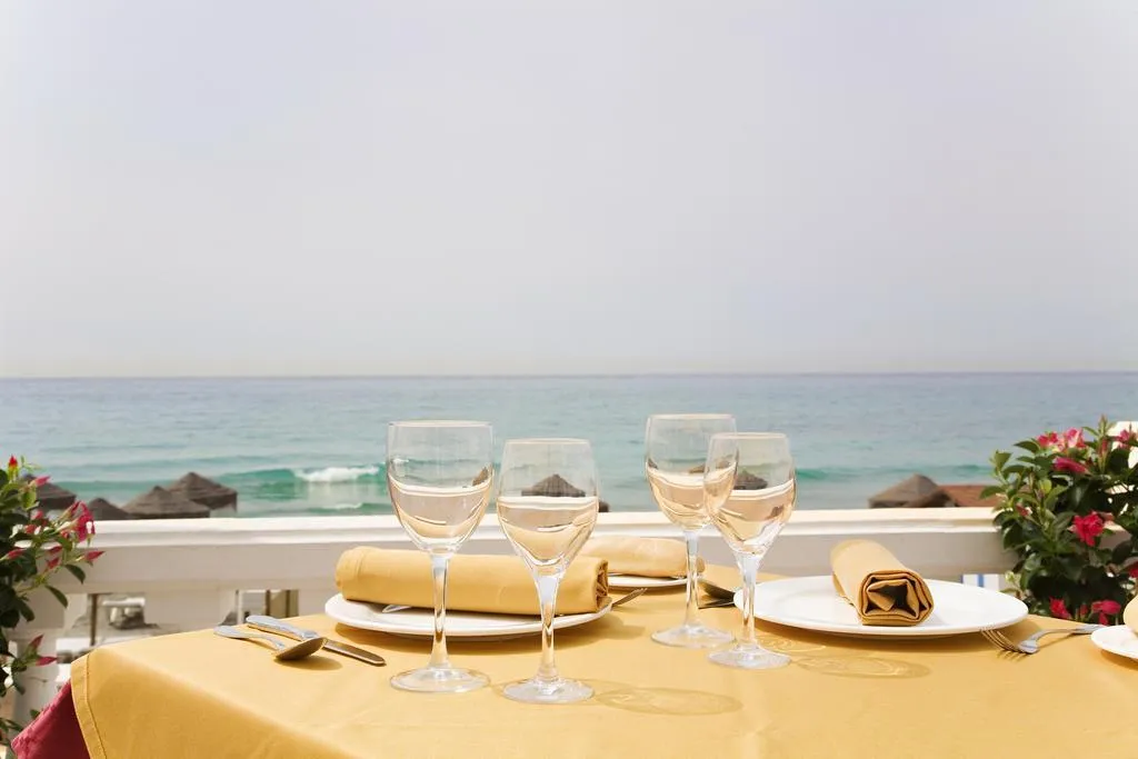 Terrace, Hotel Perla Marina, Costa Del Sol
