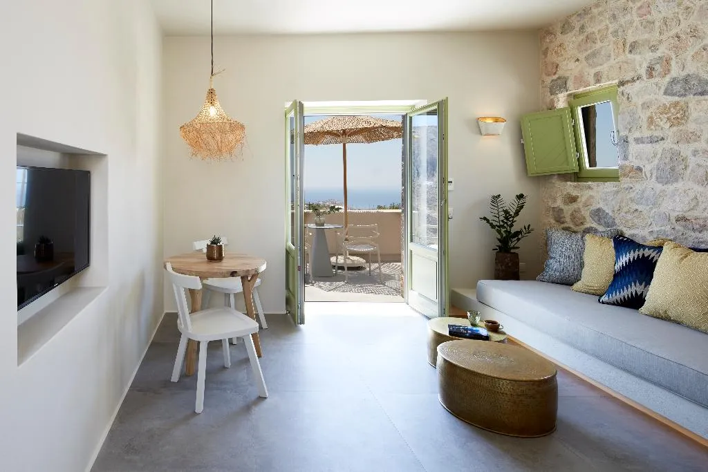 JUNIOR SUITE SEA VIEW Room, Aeon Suites by Mr and Mrs White, Santorini