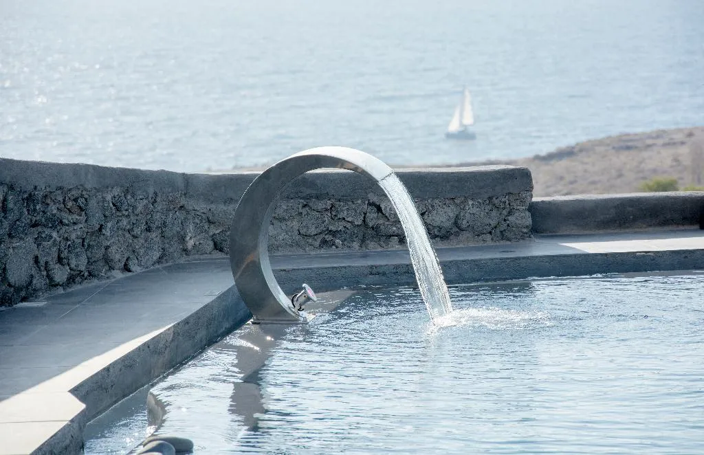 Pool, Sunset Faros, Santorini