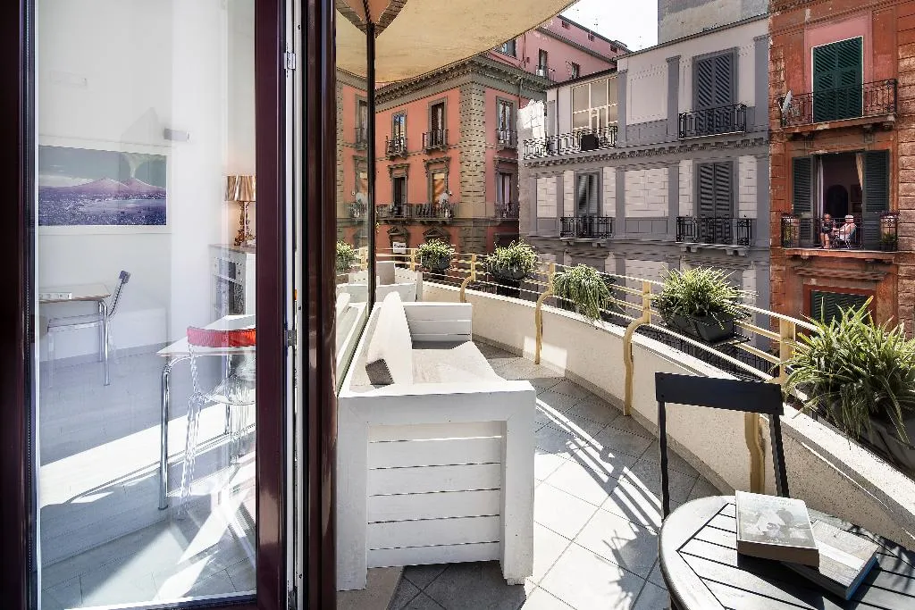 Terrace, IstayinToledo Luxury Guest House, Naples