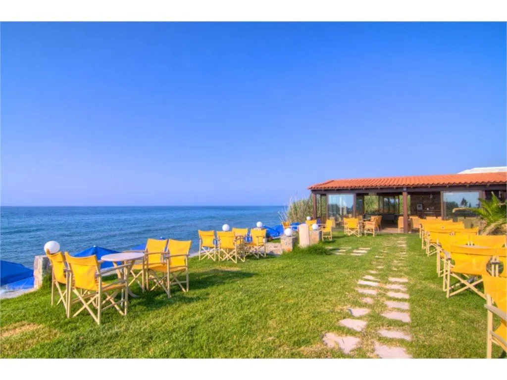 Terrace, Krini Beach Hotel, Crete