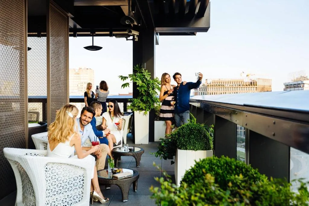 Terrace, Excelsior Hotel Gallia, a Luxury Collection Hotel, Milan