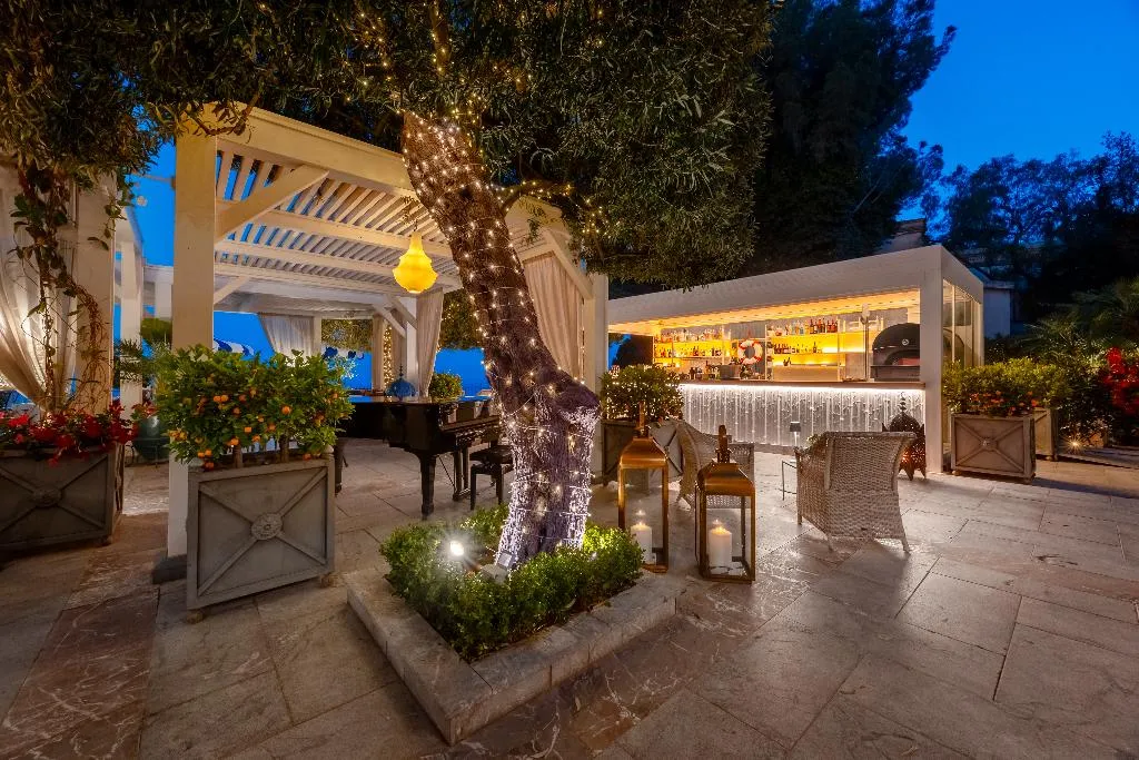Restaurant, Grand Hotel San Pietro, Taormina