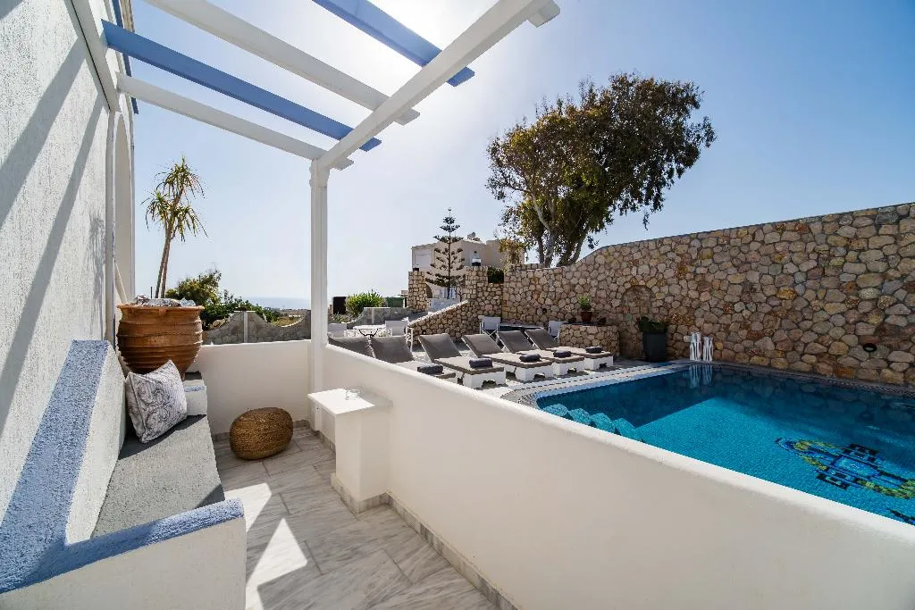 General view, Stavros Villas, Santorini