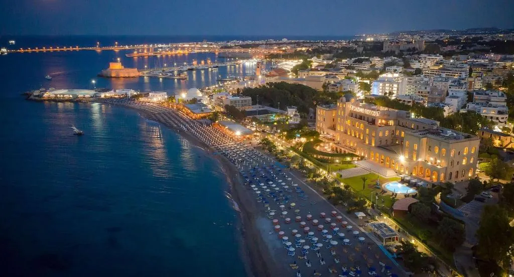 General view, Grande Albergo Delle Rose, Rhodes