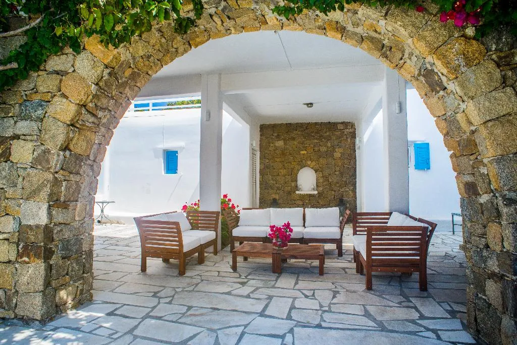 Lobby, Aeri Villas, Mykonos