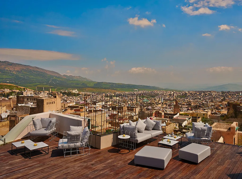Terrace, Riad Fes Relais et Cháteaux, Fez
