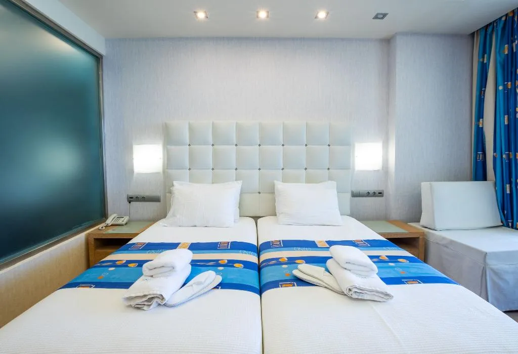 Double or Twin SEA VIEW Room, Konstantinos Palace, Rhodes