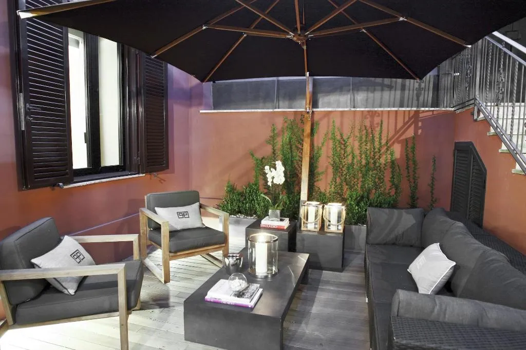 Terrace, Parioli Place, Rome