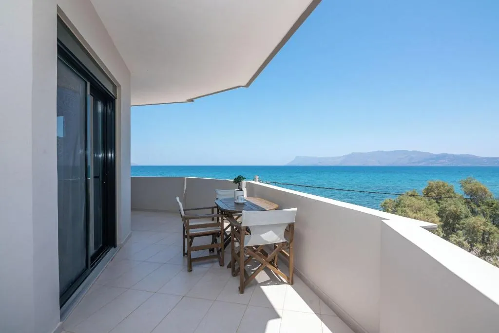 Terrace, Christina Beach Hotel, Crete
