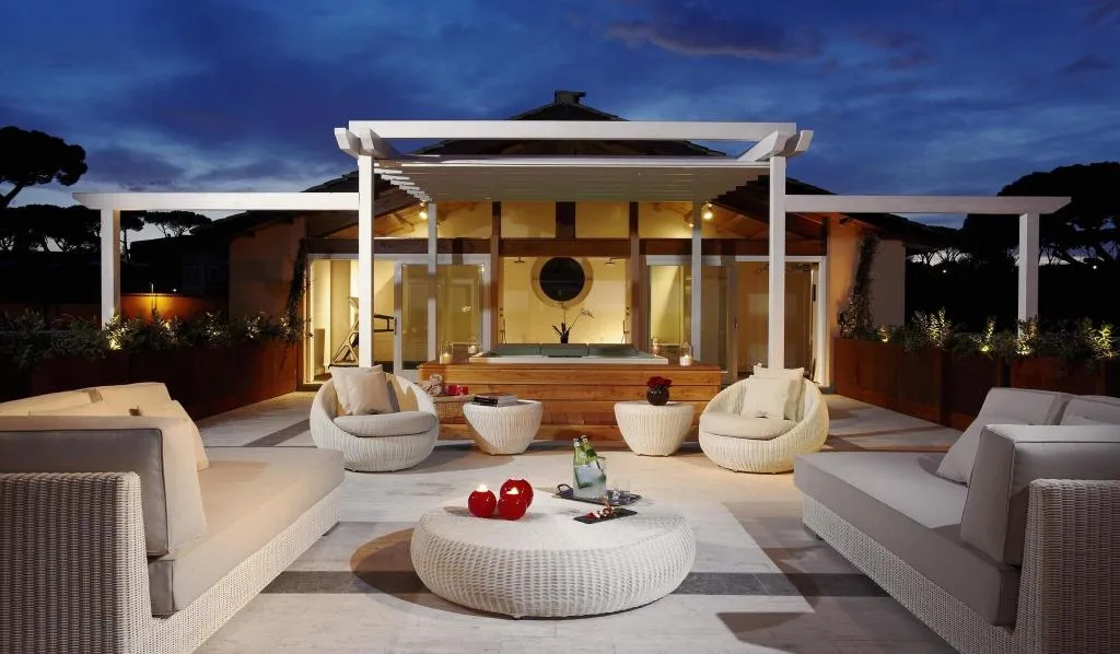 Terrace, Villa Agrippina Gran Meliá, Rome