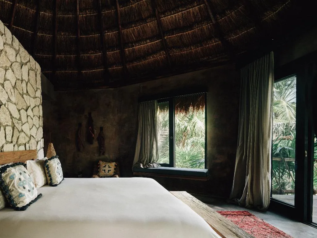 DOUBLE KING SIZE BED Room, Nômade Temple Tulum, Cancun Area