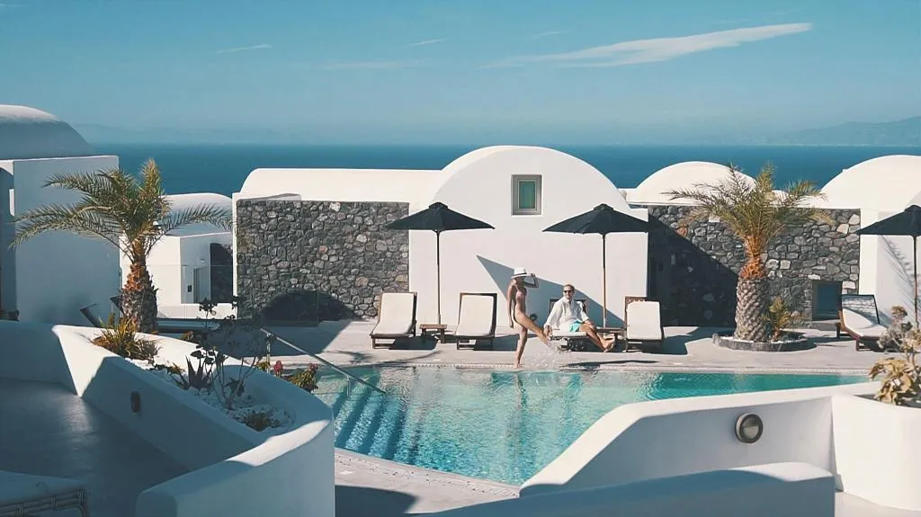 Terrace, Santo Pure Oia Suites and Villas, Santorini