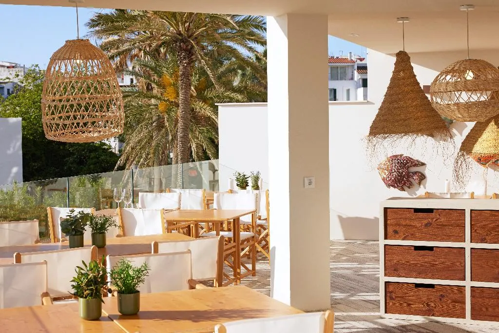 Terrace, Catalonia Mirador des Port, Menorca