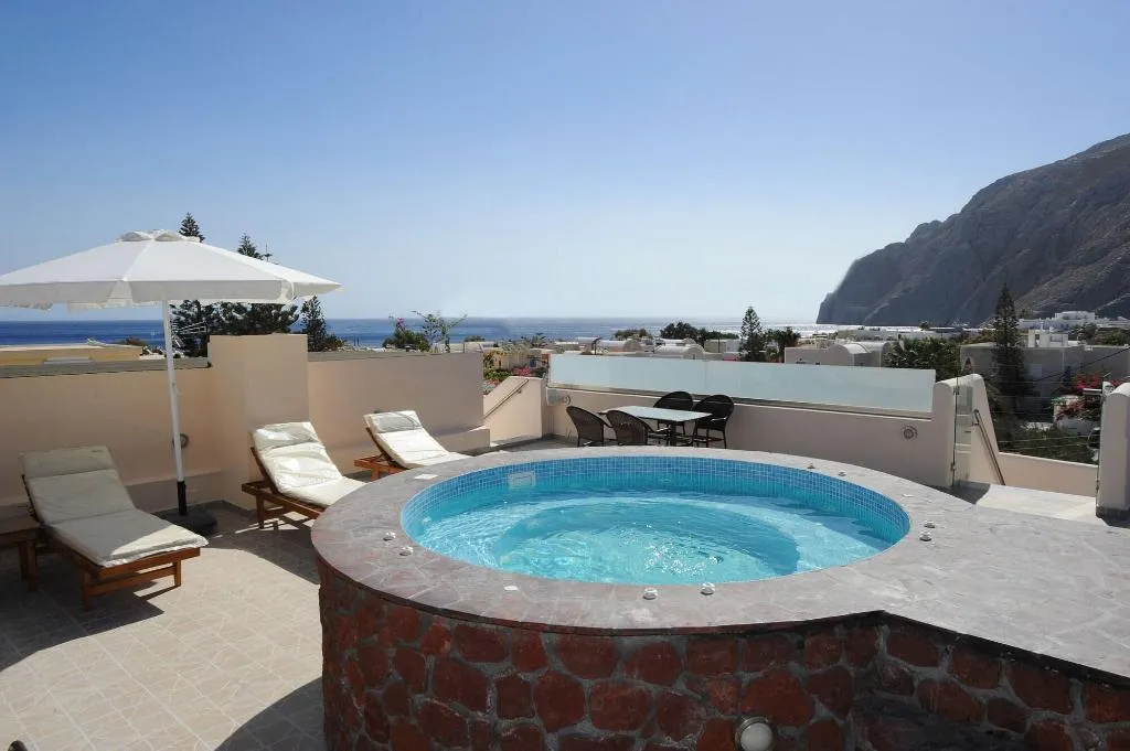 Terrace, Orfeas Apartments, Santorini
