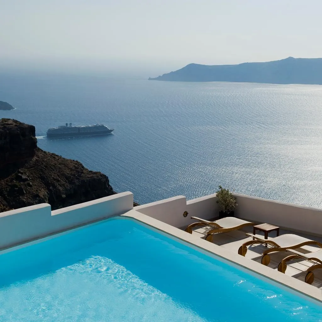 Pool, Gold Suites, Santorini
