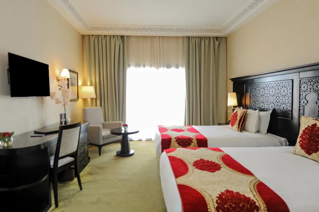 Double or Twin SUPERIOR POOL VIEW Room, Riad Ennakhil Hotel & SPA, Marrakech
