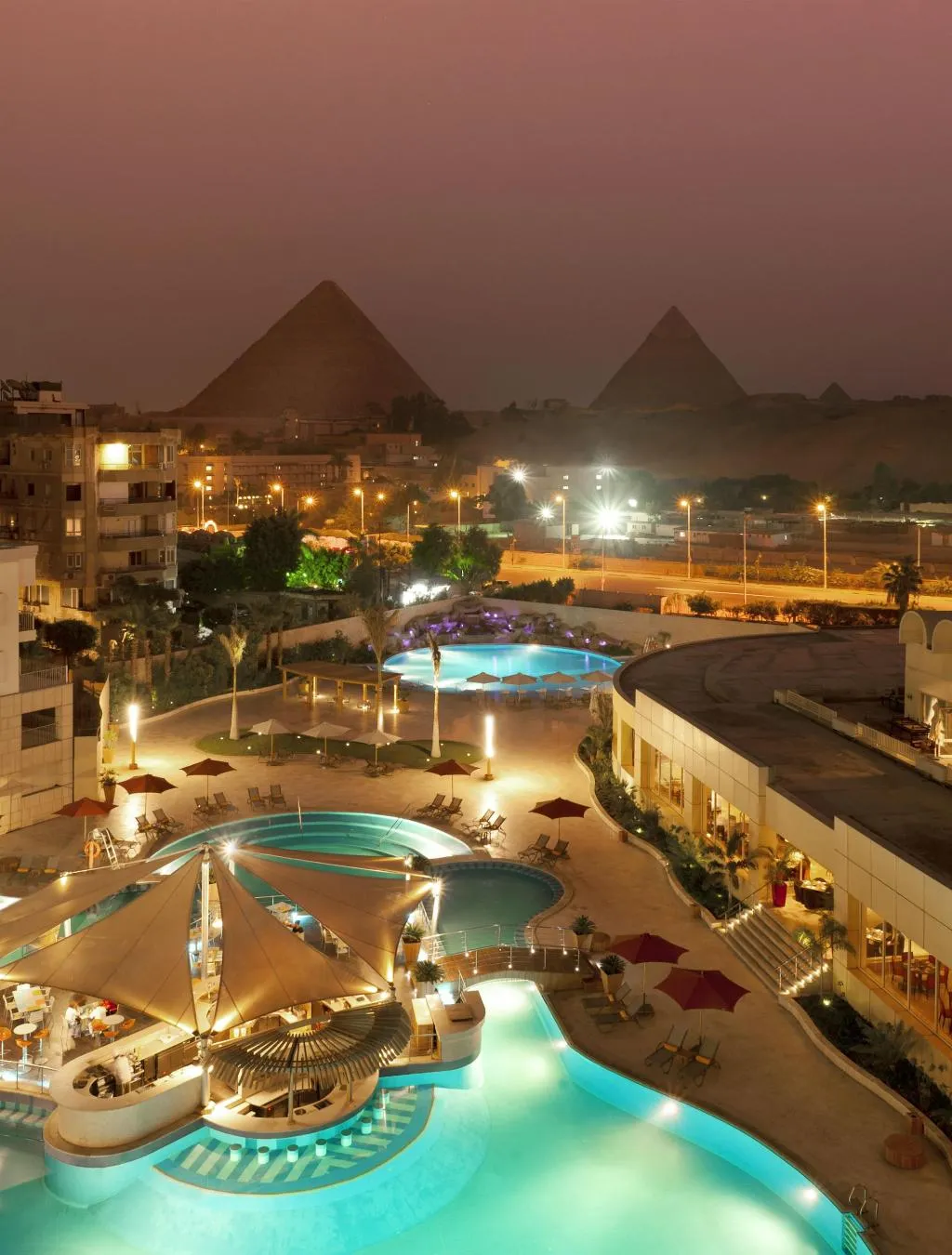 Pool, Le Meridien Pyramids, Cairo