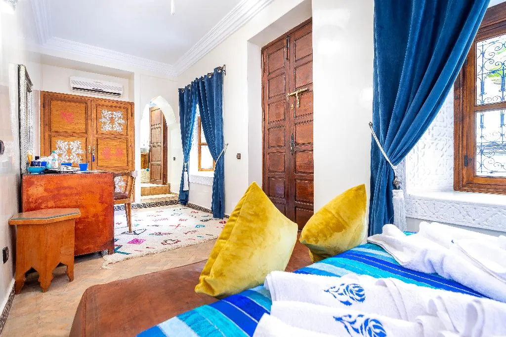 DOUBLE DELUXE ONE BED Room, Riad Kamal, Marrakech