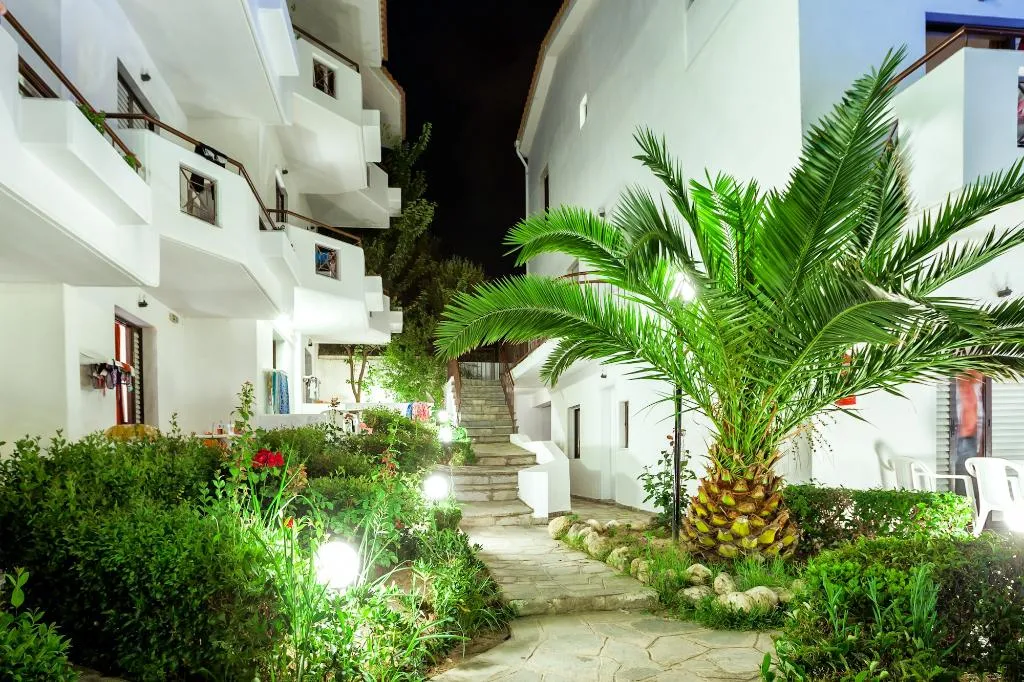 Terrace, Xenios Dolphin Beach Hotel, Halkidiki
