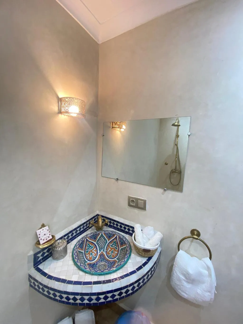 TRIPLE TWO BEDROOMS ONE BATHROOM Room, Riad Magnolia and SPA, Marrakech