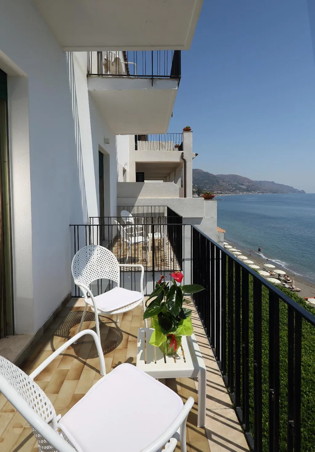 DOUBLE SINGLE USE WITH BALCONY Room, Lido Mediterranee, Taormina
